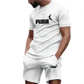 Summer Men's Sets Fashion Tracksuit Men Short Sleeve T Shirts+Sport Shorts Suit Men Casual Men Clothing Mens Joggers Sets