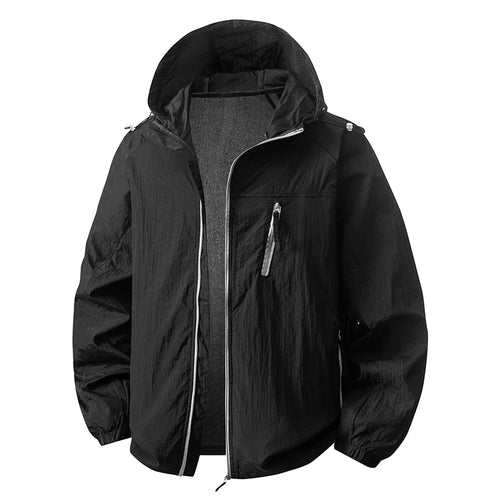 Men UPF50+ Sun Protection Jacket Summer Matching Couples Hooded Sun Shirt Outdoor UV Protectio Breathable Quick Dry Cycling Coat