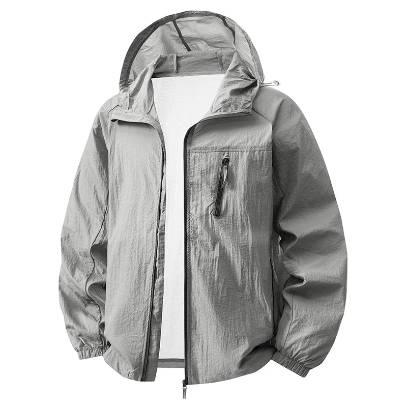 Men UPF50+ Sun Protection Jacket Summer Matching Couples Hooded Sun Shirt Outdoor UV Protectio Breathable Quick Dry Cycling Coat